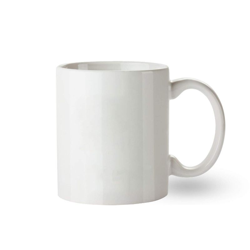 White Mug — customizable photo mug