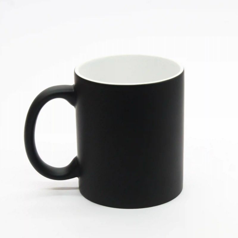 Magic Mug — Heart Handle Glitter — customizable photo mug