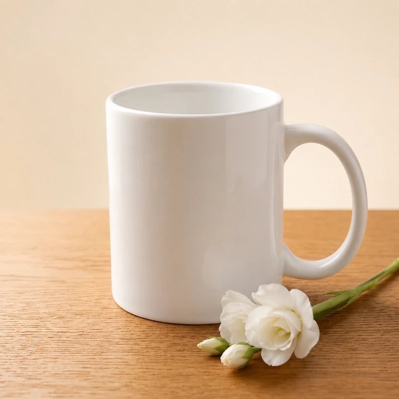 White Mug - customizable photo mug